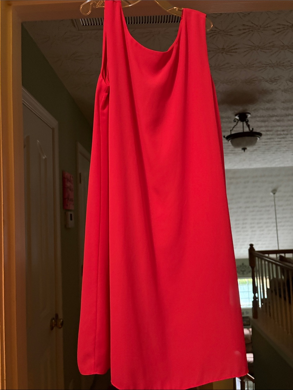 Women’s Sleeveless Pink Shift Dress